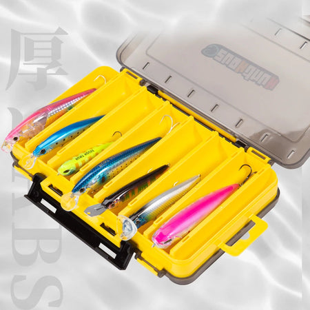 Hunthouse fishing box 14/19/27 compartments Double Layer High Strength Fishing Accessories lure Boxes storage Double
