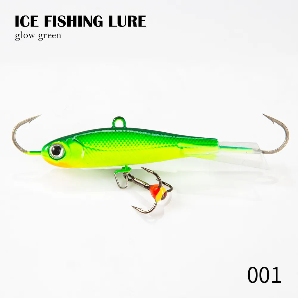 Hunthouse Winter Ice Fishing Lure 10g/19g/32g Sinking  Jigging Balancer Vib Bass Pike Carp Perch Fishing Tackle Hard Bait Lures 001 / 65mm