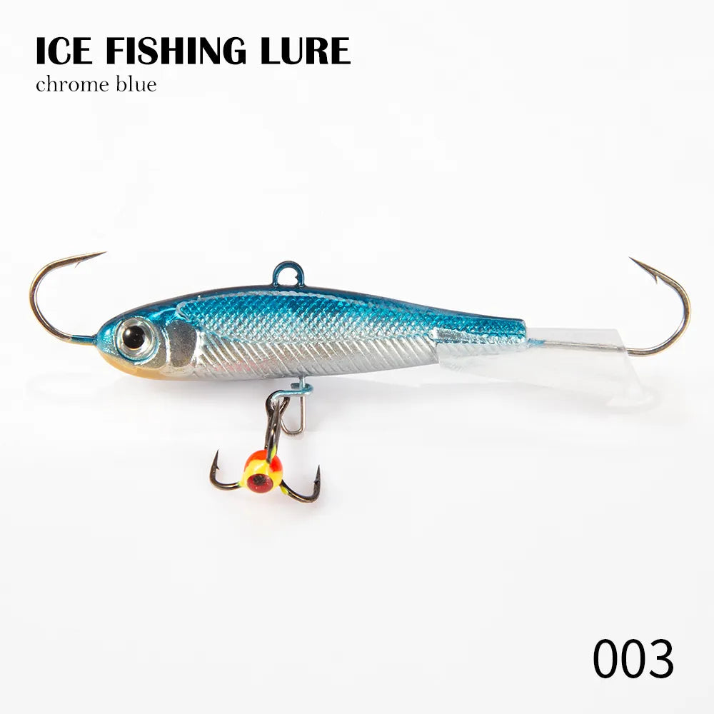 Hunthouse Winter Ice Fishing Lure 10g/19g/32g Sinking  Jigging Balancer Vib Bass Pike Carp Perch Fishing Tackle Hard Bait Lures 003 / 65mm