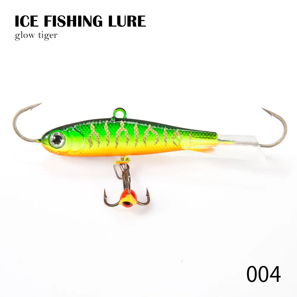 Hunthouse Winter Ice Fishing Lure 10g/19g/32g Sinking  Jigging Balancer Vib Bass Pike Carp Perch Fishing Tackle Hard Bait Lures 004 / 65mm