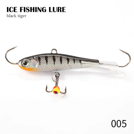 Hunthouse Winter Ice Fishing Lure 10g/19g/32g Sinking  Jigging Balancer Vib Bass Pike Carp Perch Fishing Tackle Hard Bait Lures 005 / 65mm