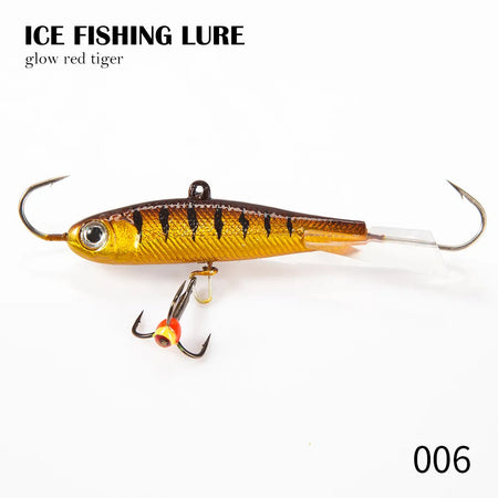 Hunthouse Winter Ice Fishing Lure 10g/19g/32g Sinking  Jigging Balancer Vib Bass Pike Carp Perch Fishing Tackle Hard Bait Lures 006 / 65mm