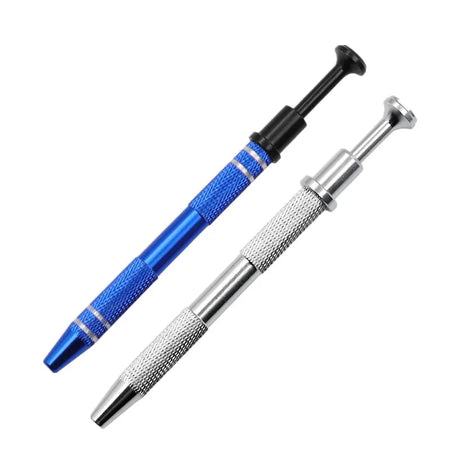 IC Extractor Four Claw Electronic Component Grabber IC Extractor Pickup BGA Chip Picker Patch IC Suck Pen Electronic RepairTools Blue Silver