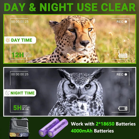 Infrared Night Vision Telescope optical monocular digital 5x zoom R12 Black long-range telescope for outdoor camping and hunting