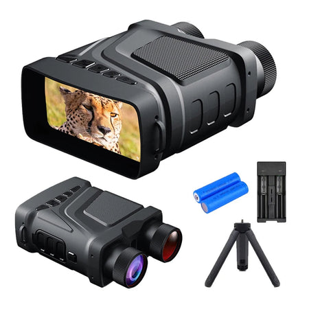 Infrared Night Vision Telescope optical monocular digital 5x zoom R12 Black long-range telescope for outdoor camping and hunting
