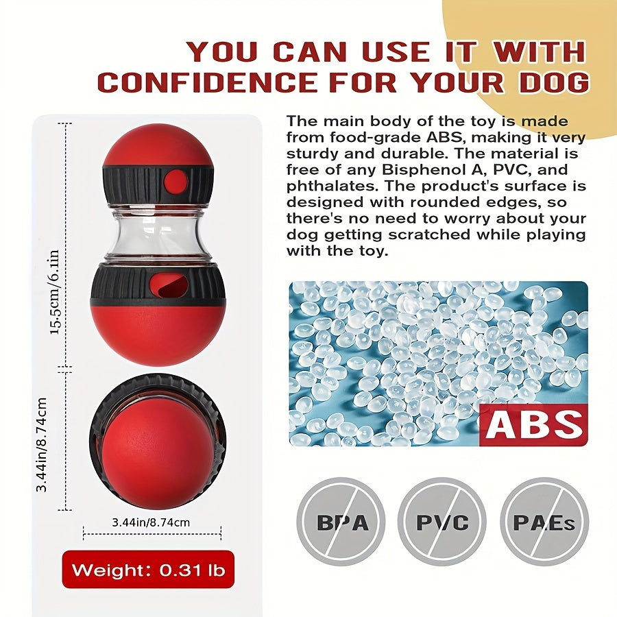 Interactive Food Dispensing Dog Toy - Ball-shaped Toy