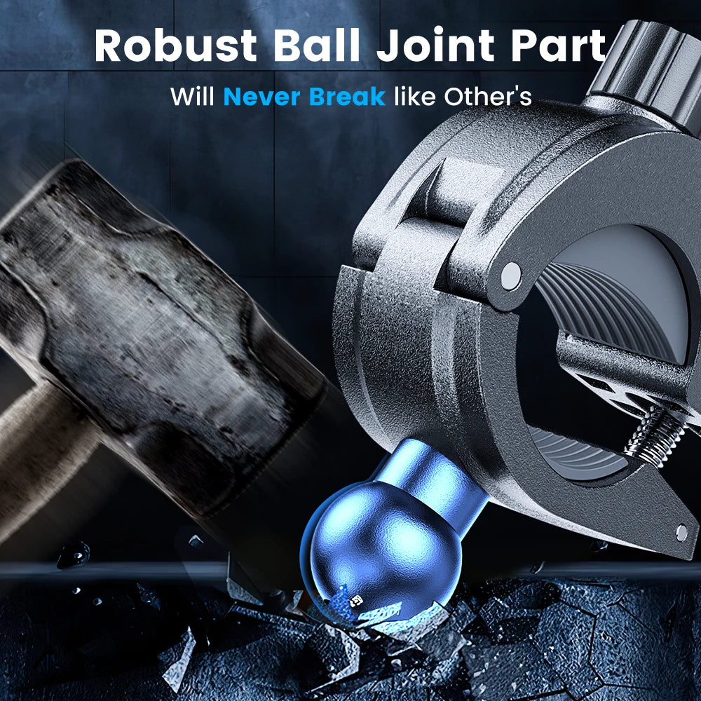 Joyroom 360&amp;deg; View Universal Bike Phone Holder Bicycle Phone Holder for 4.7-7 inch Mobile Phone Stand Shockproof Bracket GPS Clip