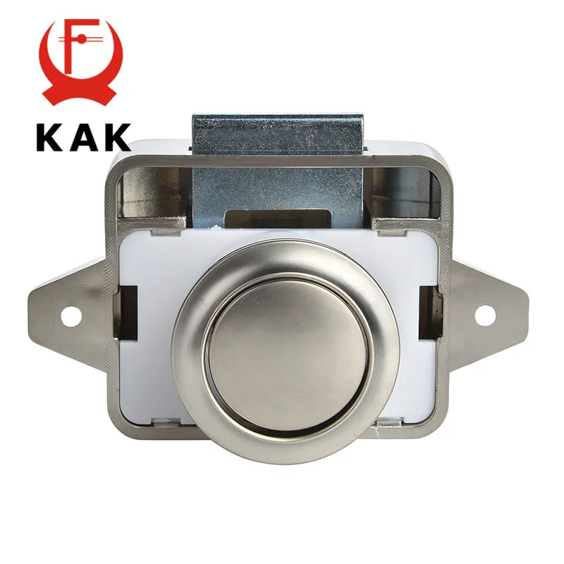 KAK 20 pieces RV Lock Push Lock for Camper Car RV Yacht Push Locks Furniture Cabinet Door Lock Hardware Child Safety Drawer Lock