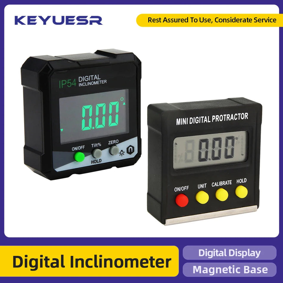 Keyuesr 360&amp;deg; Digital Inclinometer &amp;amp; Protractor