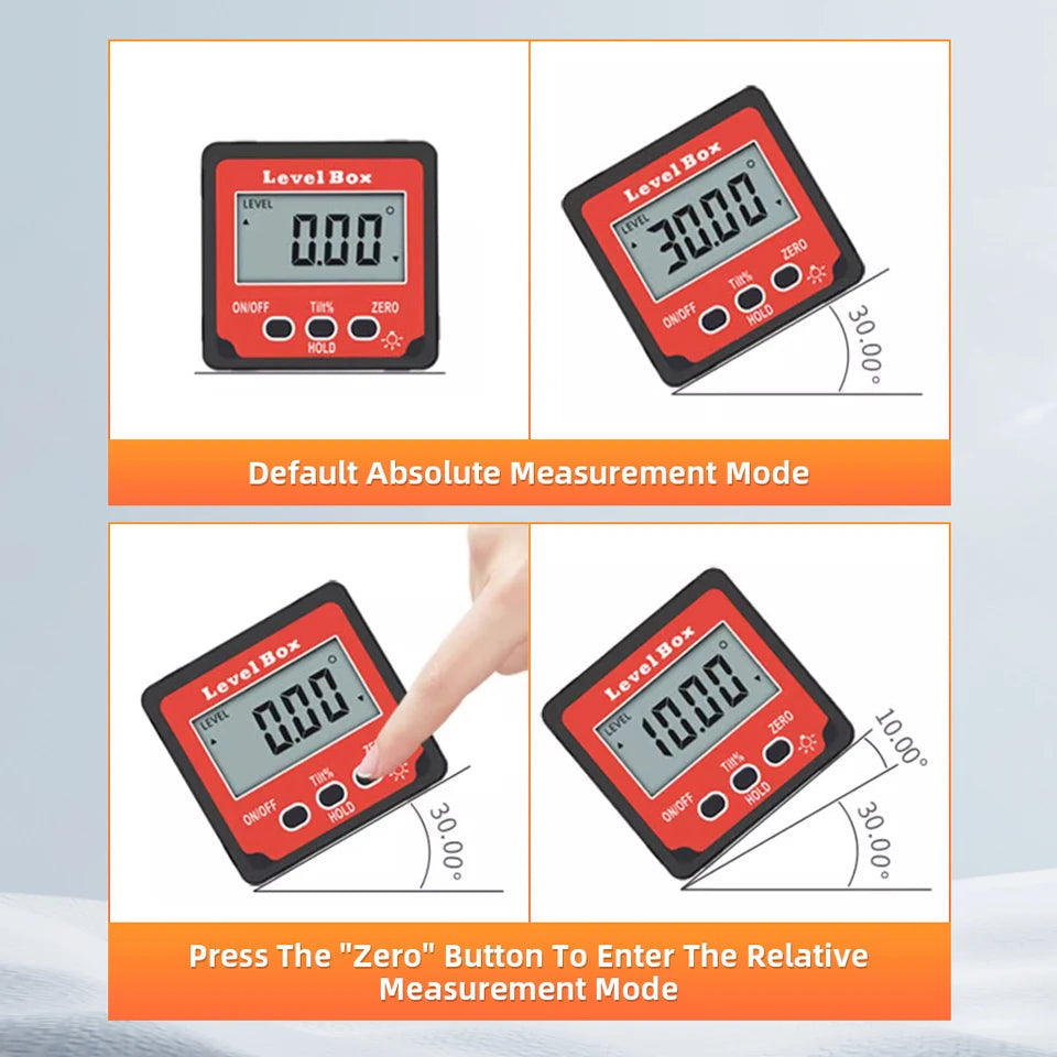 Keyuesr 360&amp;deg; Digital Inclinometer &amp;amp; Protractor