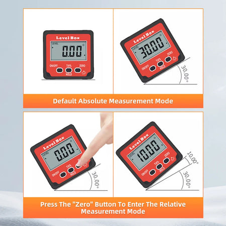 Keyuesr 360&amp;deg; Digital Inclinometer &amp;amp; Protractor