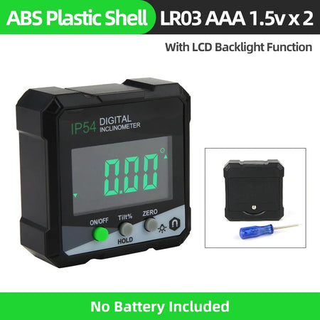 Keyuesr 360&amp;deg; Digital Inclinometer &amp;amp; Protractor Inclinometer IP54 G