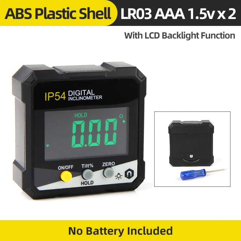 Keyuesr 360&amp;deg; Digital Inclinometer &amp;amp; Protractor Inclinometer IP54 Y