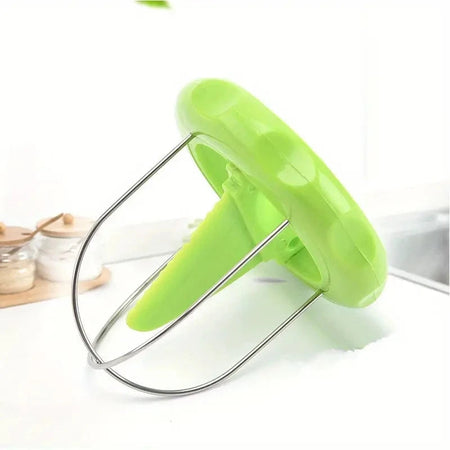 Kiwi Cutter Peeler Slicer Kitchen Gadget  Green