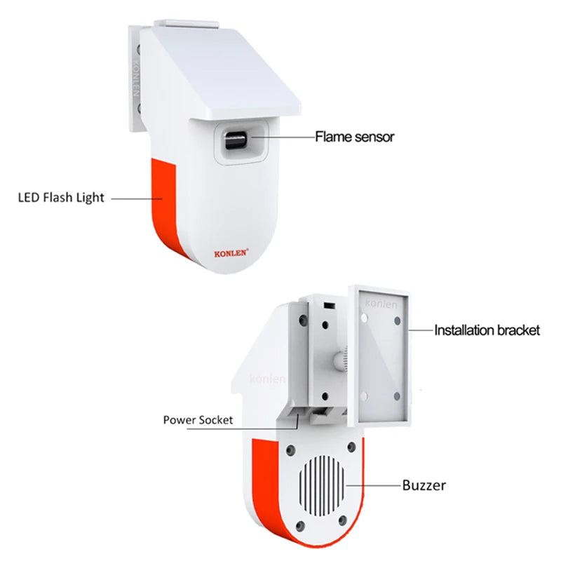 KONLEN Ultimate Fire Security WIFI UV Flame Detector