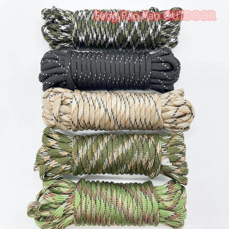 KOTUDENAVY Parachute Cord Lanyard: 5m Dia. 4mm 7 Stand Cores - Outdoor Survival Equipment