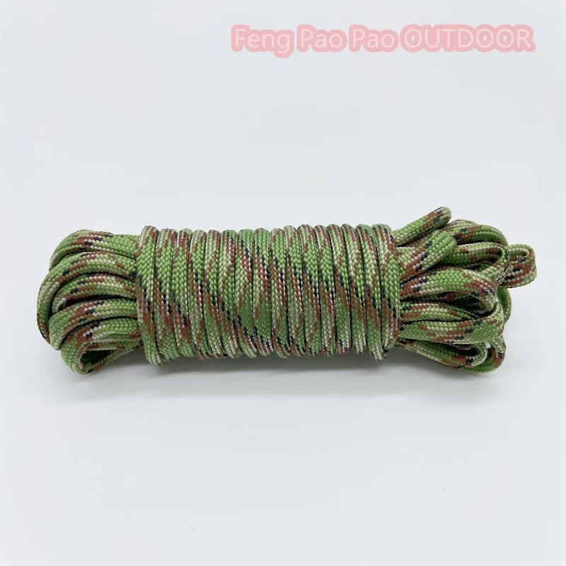 KOTUDENAVY Parachute Cord Lanyard: 5m Dia. 4mm 7 Stand Cores - Outdoor Survival Equipment