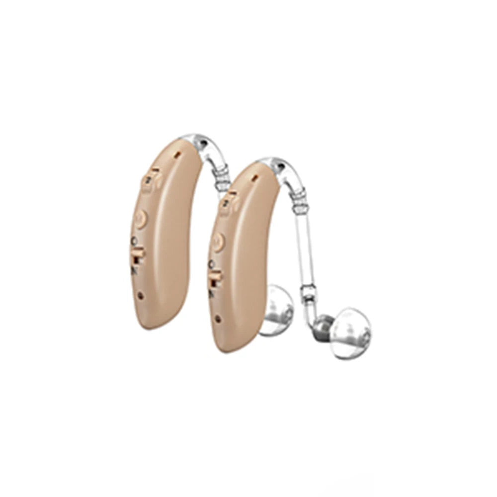 Laifa G25-d Rechargeable Hearing Aid with Air Tuve Double Noise Reduction for Adults Seniors Hearing Loss People