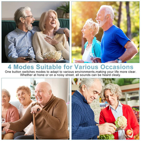 Laifa G25 Hearing Aids for Seniors Invisible Rechargeable Sound Amplifier with Noise Cancelling for Adults Hearing Loss Digital