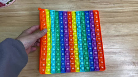 Legendstar 12x12 Multiplication Push Bubble Fidget Toys