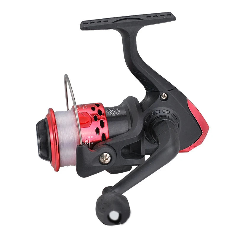 LIDAFISH Brand With Line Fishing Reels Small Reel Front Drag Spinning Wheel 5.2:1 Fishing Accessories
