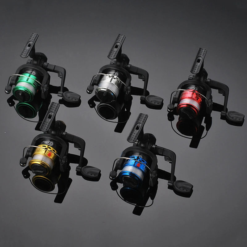 LIDAFISH Brand With Line Fishing Reels Small Reel Front Drag Spinning Wheel 5.2:1 Fishing Accessories