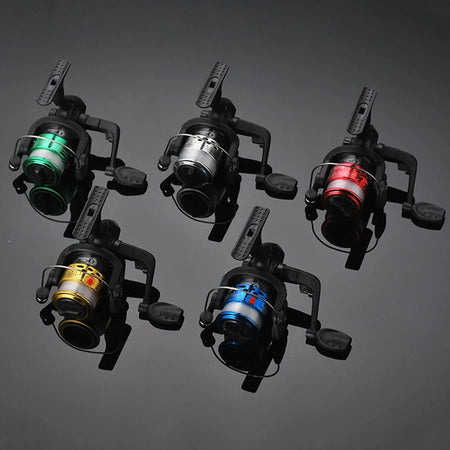 LIDAFISH Brand With Line Fishing Reels Small Reel Front Drag Spinning Wheel 5.2:1 Fishing Accessories