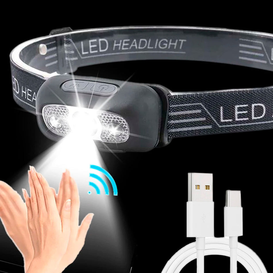 LISM Portable Mini LED Motion Sensor Headlamp