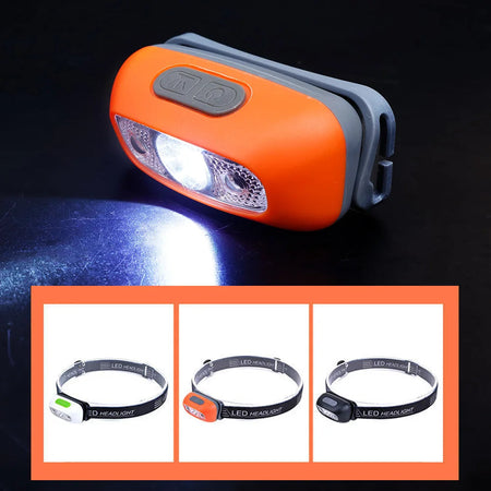 LISM Portable Mini LED Motion Sensor Headlamp