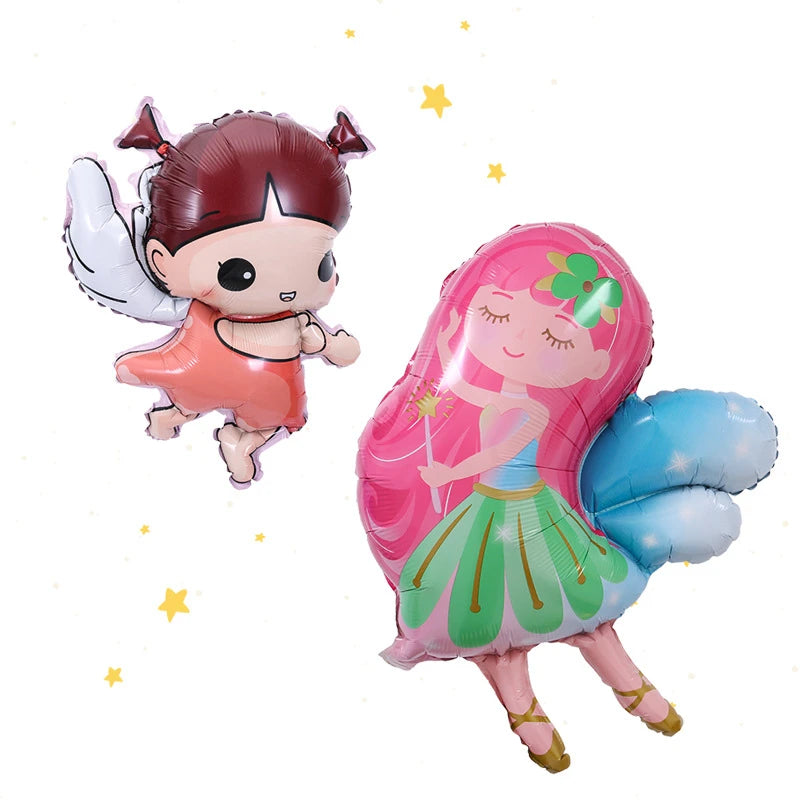 Little Fairy Angel Princess Balloons Set