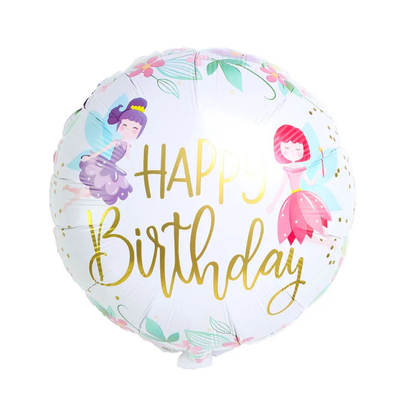 Little Fairy Angel Princess Balloons Set