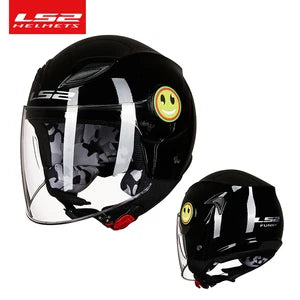LS2 FUNNY Children's Motorcycle  helmet 3/4 open face scooter half face LS2 OF602 motorbike helm capacete casco kids helmets