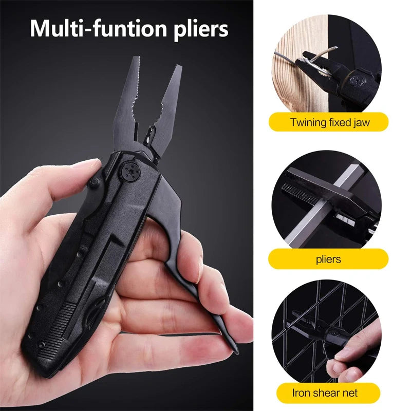 LUCHSHIY Multifunctional Knife Pliers: Outdoor Survival Essential