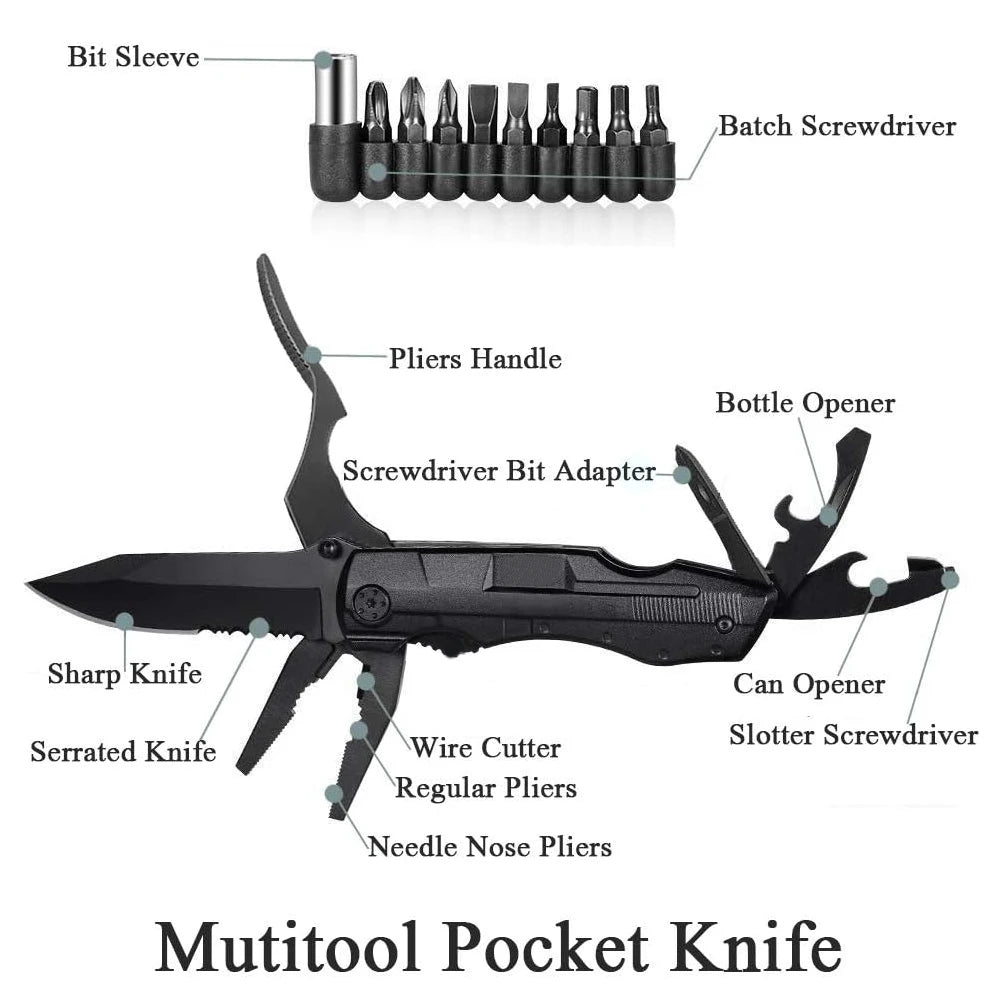 LUCHSHIY Multifunctional Knife Pliers: Outdoor Survival Essential