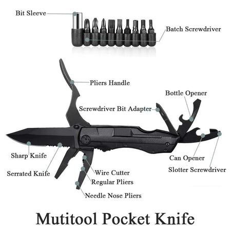 LUCHSHIY Multifunctional Knife Pliers: Outdoor Survival Essential