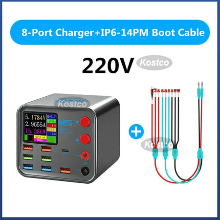 MaAnt Dianba No. 1 8-port PD Charger Mobile Phone Current Short Circuit Data Detection And Repair Function Fast Charging Tool 220V Full Set