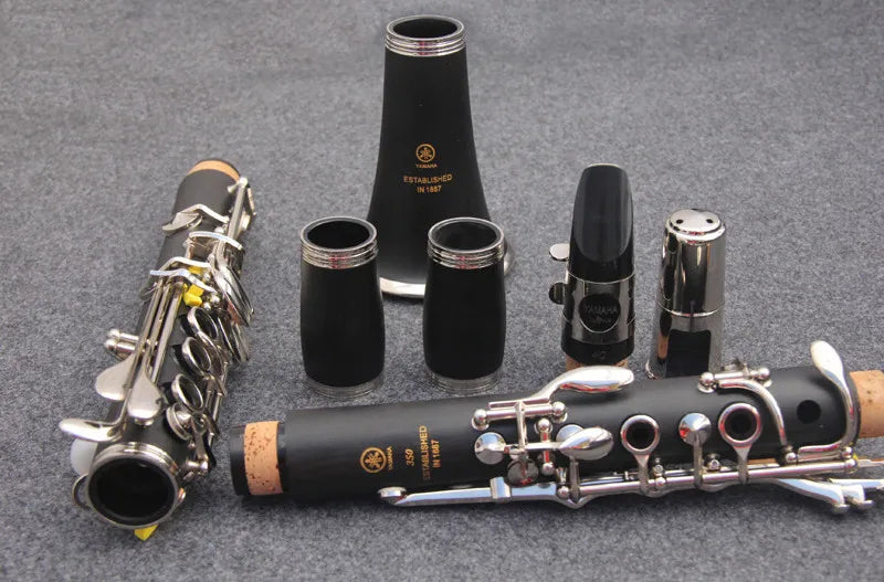 Made in Japan 355 Bb Clarinet 17 Keys B Flat Musical Instruments High Quality Bakelite Tube Nickel Plated Clarinet