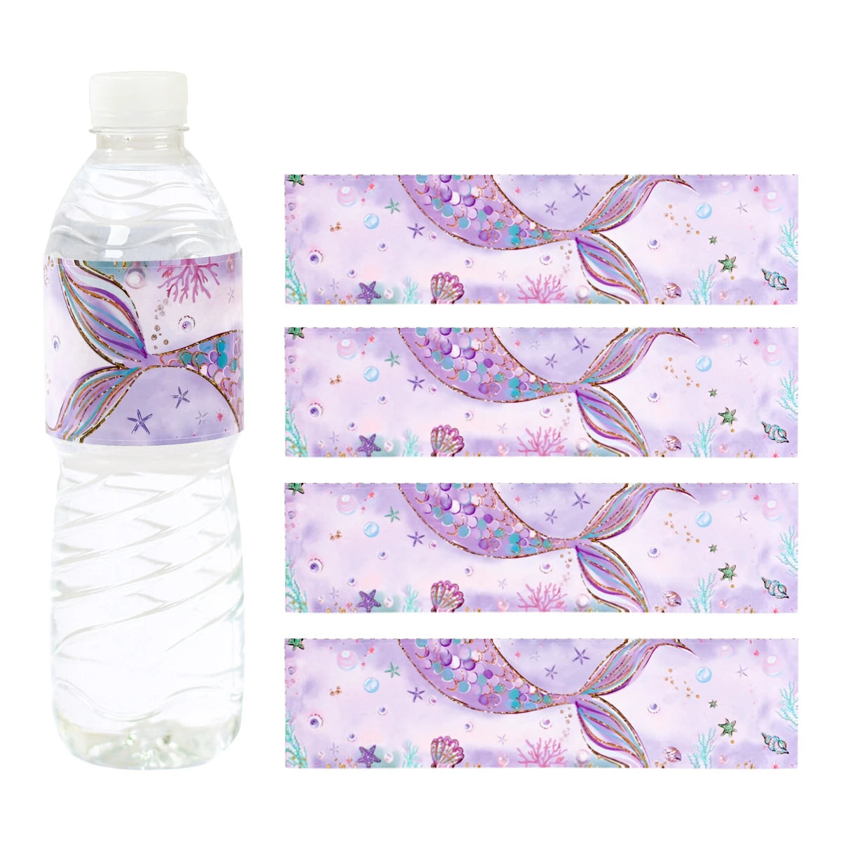 Mermaid Birthday Disposable Tableware Little Mermaid Birthday Party Decoration