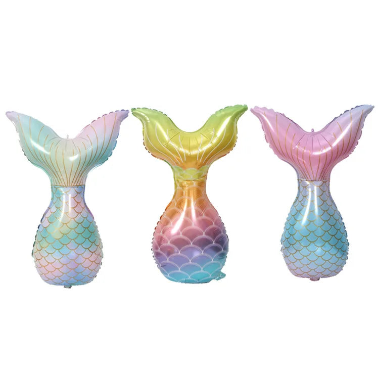 Mermaid Ocean Marine Life Party Balloons for Kids' Celebration