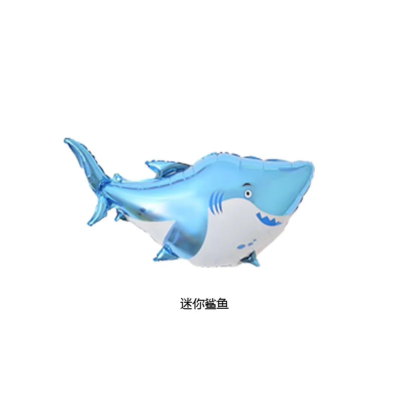 Mermaid Ocean Marine Life Party Balloons for Kids' Celebration mini shark