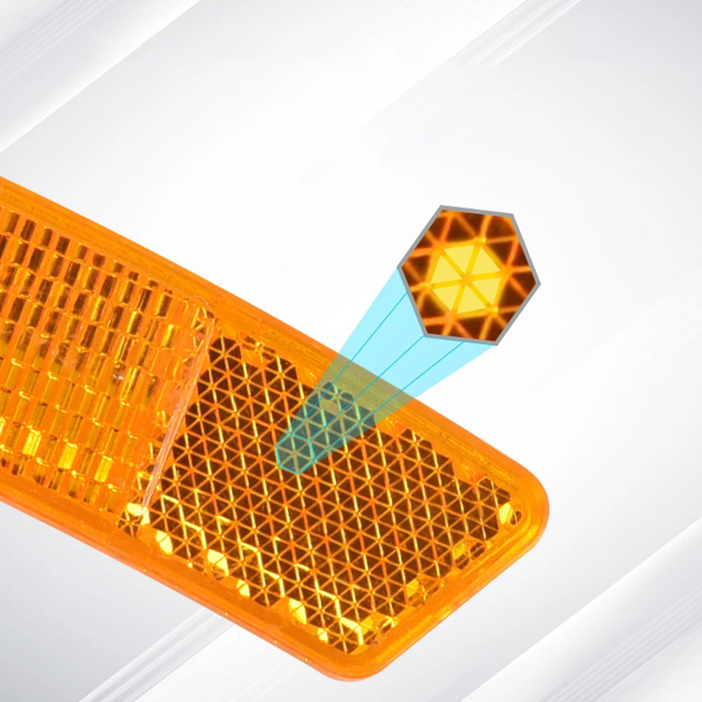 MEROCA 4pcs Bicycle Wheel Spoke Reflectors