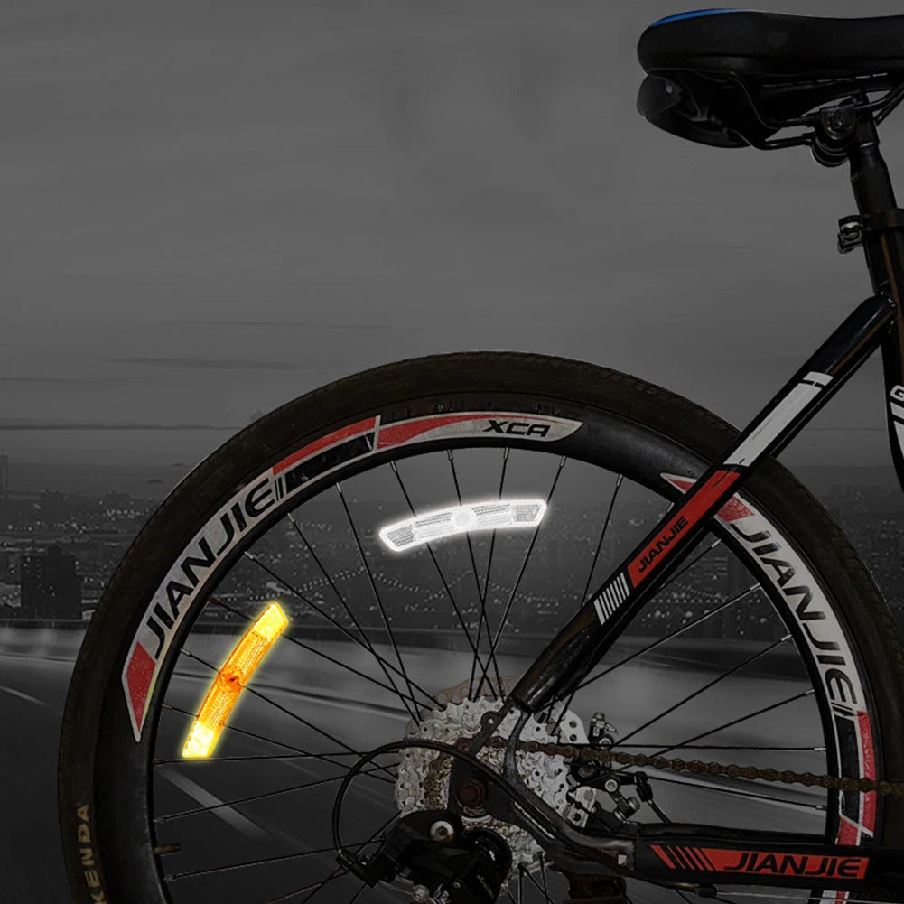MEROCA 4pcs Bicycle Wheel Spoke Reflectors