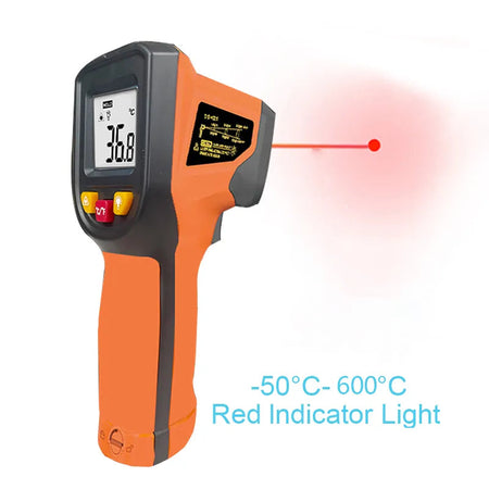Mestek IR02C ~50-800C Digital Infrared Thermometer Color Screen High Temperature Meter Non-contact Pyrometer Outdoor Thermometer T600 / CHINA
