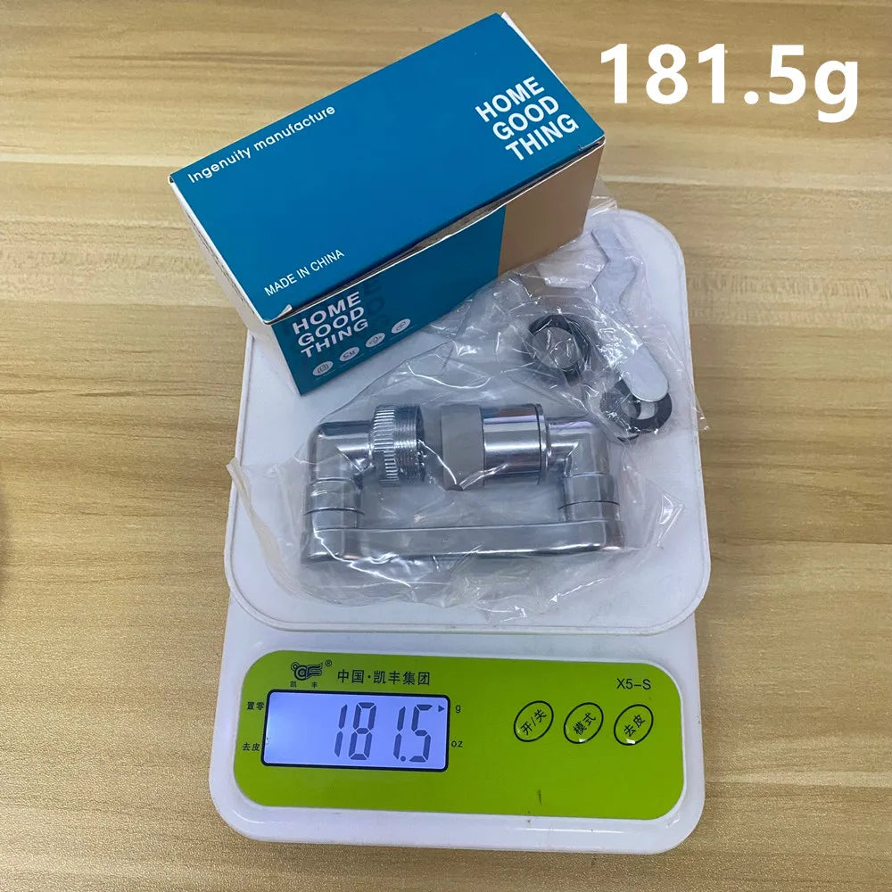 Metal Copper 1080&amp;deg; Rotation Faucet Aerator Extender Swivel Robotic Arm Faucets Sprayer Head Nozzle Kitchen Tap Saving Water