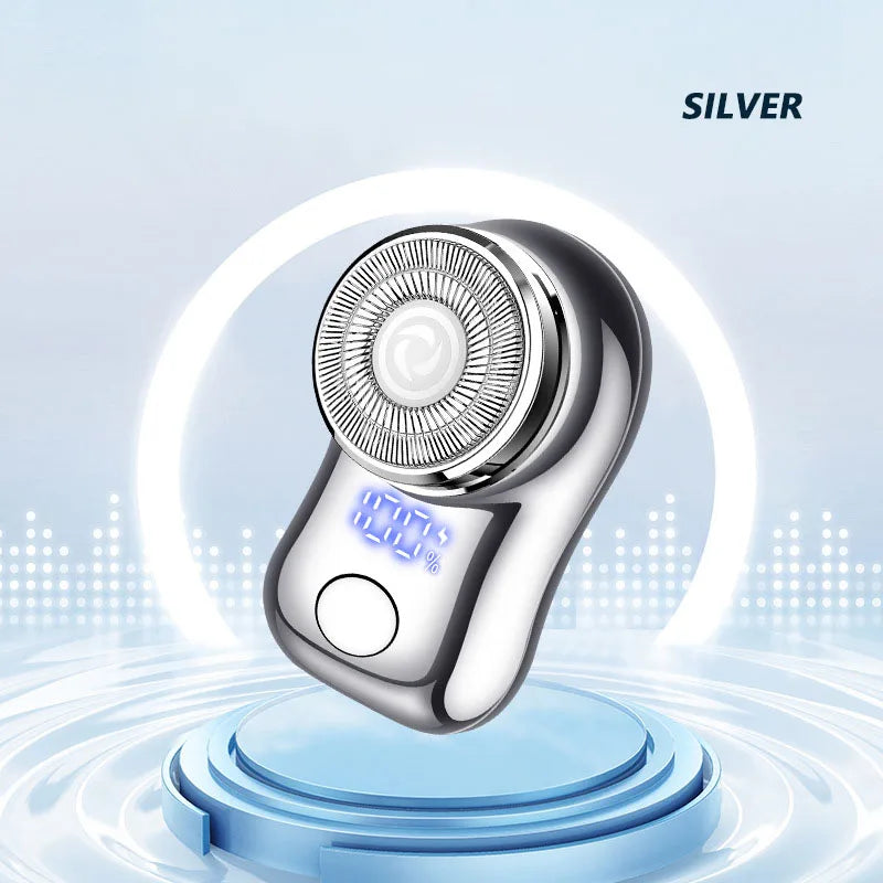 Mini Electric Shaver for Men Portable Beard Knife TYPE-C Charging Shavers Face Body Razor with Digital Power Display