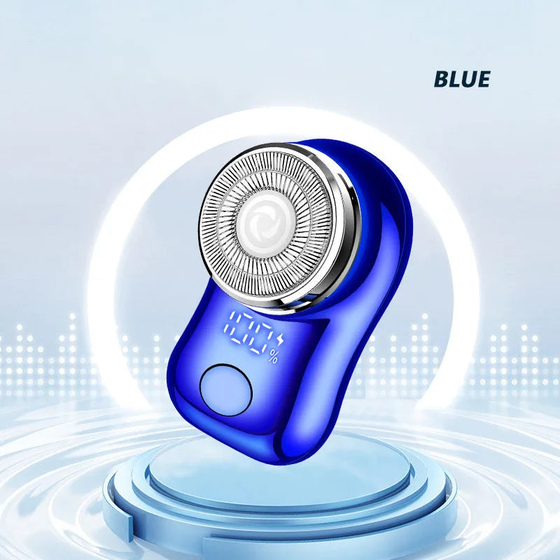 Mini Electric Shaver for Men Portable Beard Knife TYPE-C Charging Shavers Face Body Razor with Digital Power Display