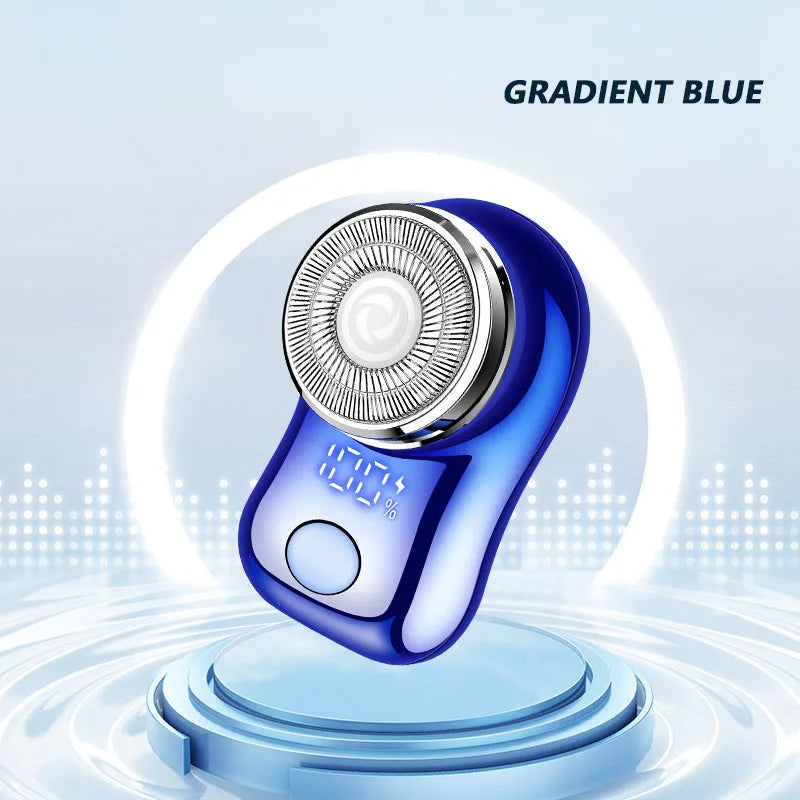 Mini Electric Shaver for Men Portable Beard Knife TYPE-C Charging Shavers Face Body Razor with Digital Power Display