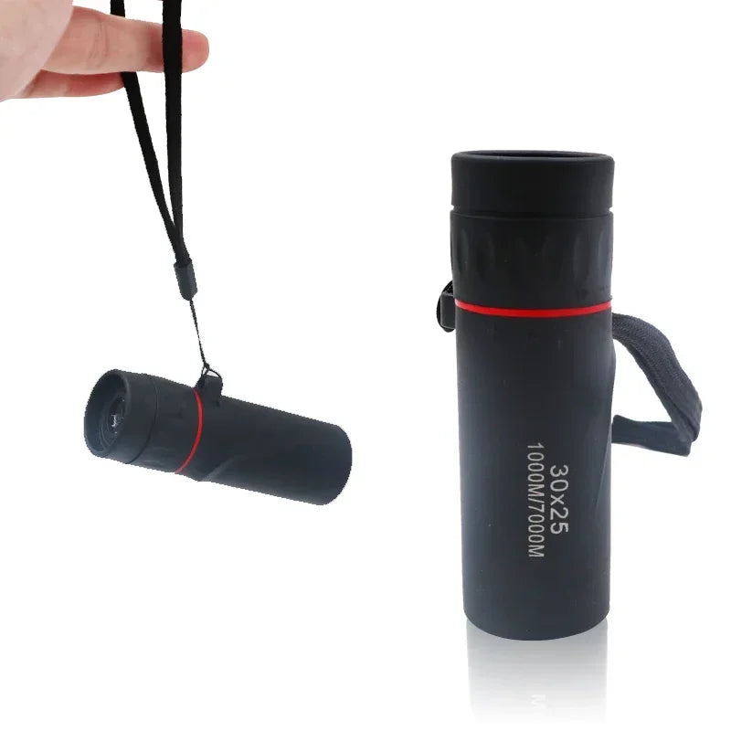 Mini Portable Zoom HD Telescope Binoculars Powerful 500x25 Folding Long Range Low Light Night Vision Professional 30X25