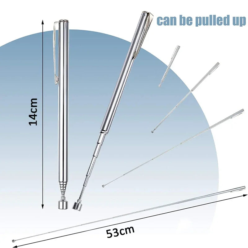 Mini Telescopic Magnetic Pickup Tool - Extendable Rod Stick