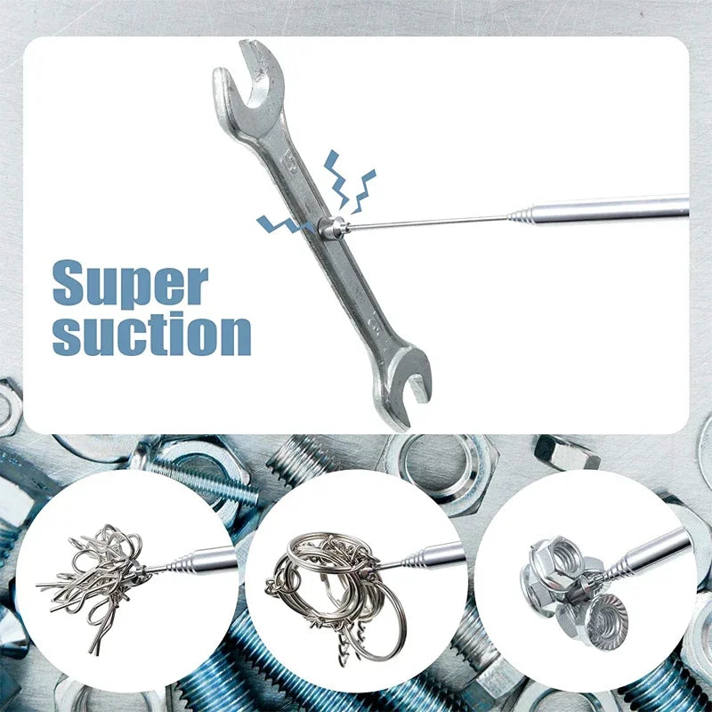 Mini Telescopic Magnetic Pickup Tool - Extendable Rod Stick